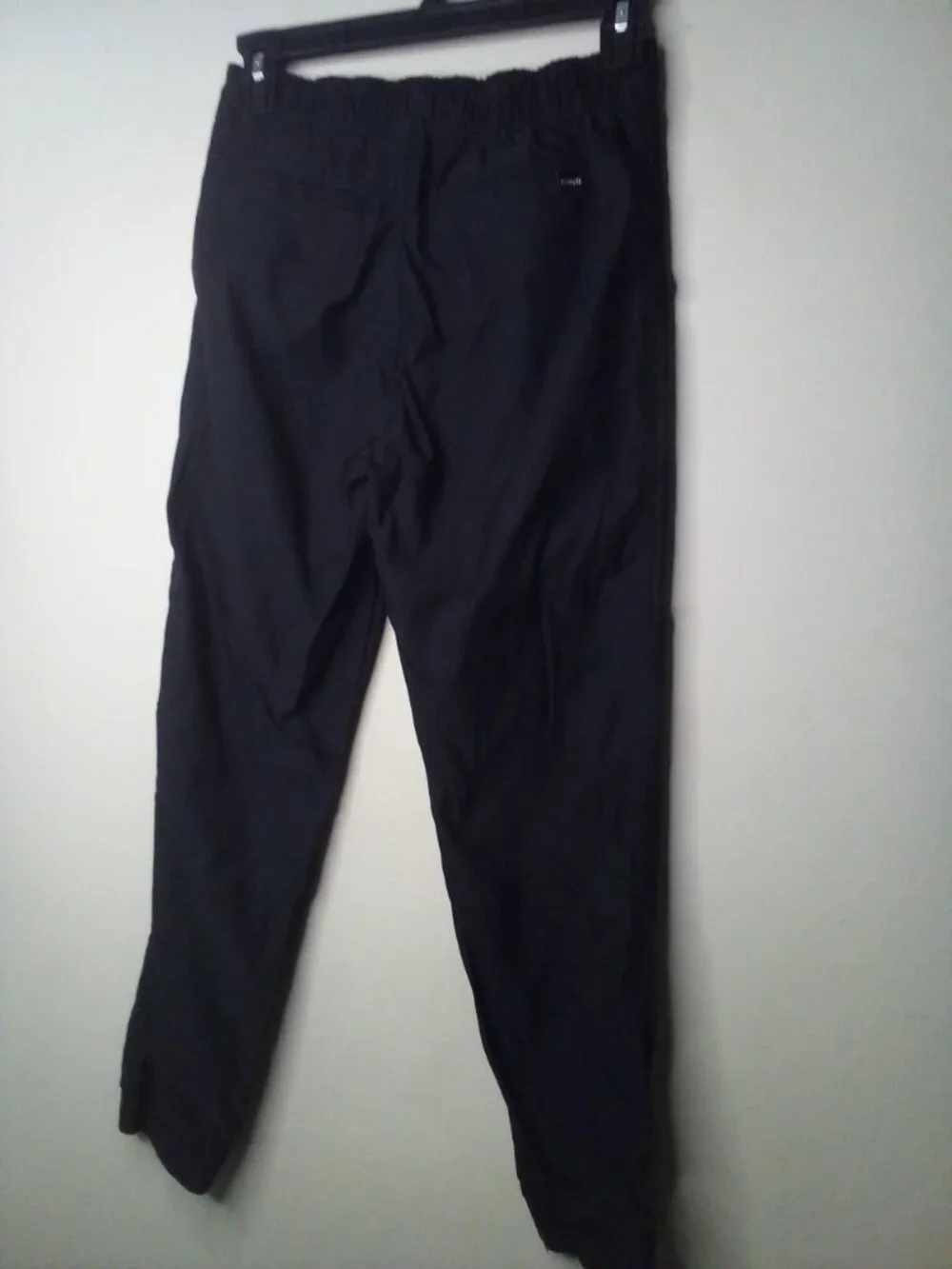 Hurley Jogger Pants Boys 10 12 Active Athletic Drawstring Pockets Black